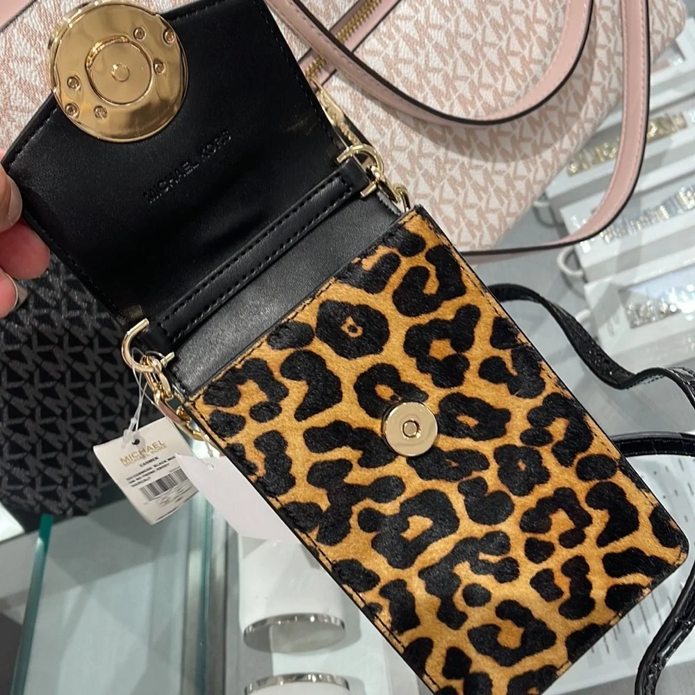 Michael Kors Carmen Small NS Phone XBODY HairCalf
Black Multi - Picture 12 of 16